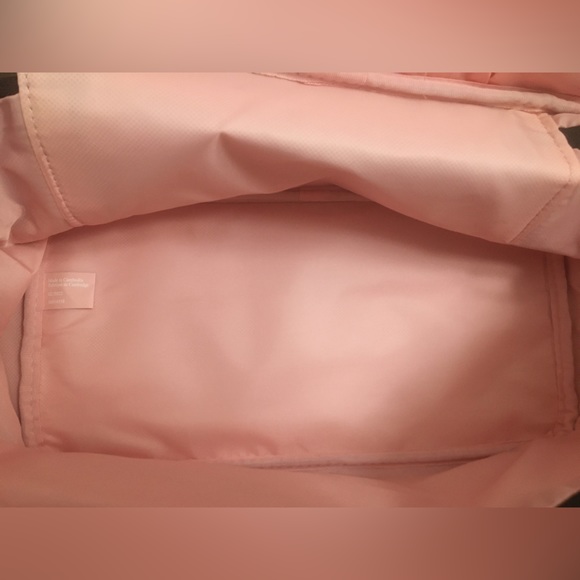 NWT Victoria's Secret Travel Case Bag Black Satin Gold Logo - Picture 7 of 7